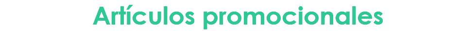 Artículos promocionales